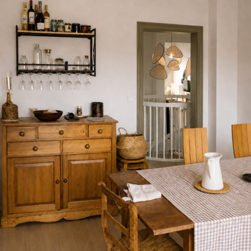 Rénovation d’un duplex de 150 m² esprit maison de campagne à Paris 13