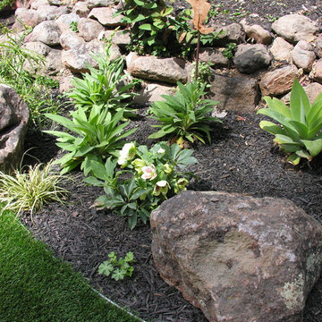 Oakland Hills Rustic Craftsman Side Yard