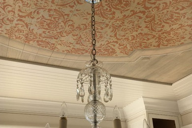 Beach style dining room photo in Charleston