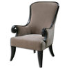 Uttermost Kandy Taupe Armchair 23113