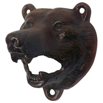Grizzly Bear of The Woods Cast Iron Bottle Opener