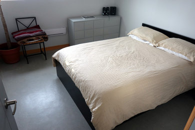 Inspiration for a scandinavian bedroom remodel in Vancouver