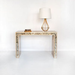 Worlds Away Madison Reverse Mirror Console - Side Tables And End Tables