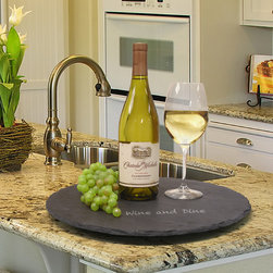 Epicureanist Slate Lazy Susan - Specialty Serveware