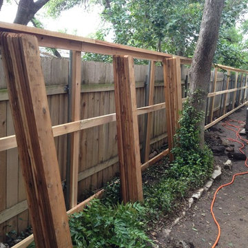 Vertical Wood Fence