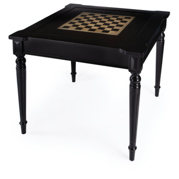 Vincent Multi-Game Card Table, Black