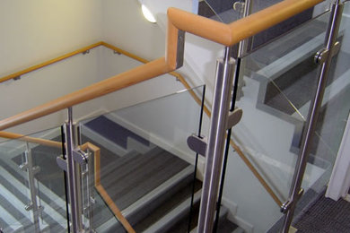 Exempel på en modern trappa