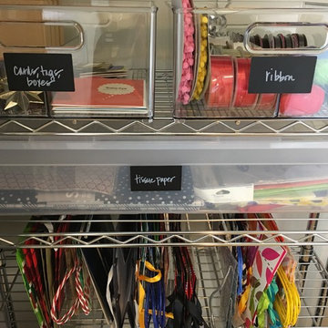 gift wrapping station/closet