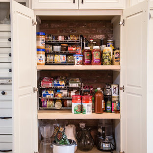 Traditional kitchen pantry ideas - Elegant kitchen pantry photo in Tampa