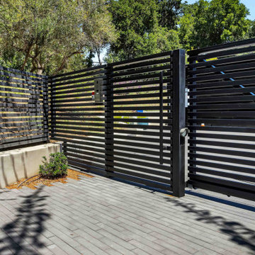 Custom Pedestrian Gate Installation in Los Altos Hills