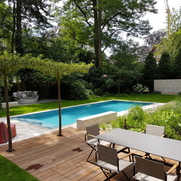 NIVEKO Polystone Überlauf Advance 10,00 x 4,00 x 1,50 m in grau