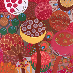 Les Doudous, 30 x 30 in, SOLD - Paintings