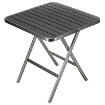 Maxwell Aluminum Outdoor Square Folding Table