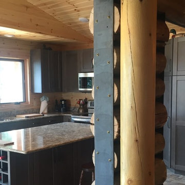 Tungsten Maple Cabinets at Waskesiu SK