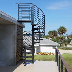 5 Foot Diameter Horizontal Spiral Stairs - Products