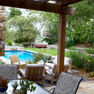 View from dining patio