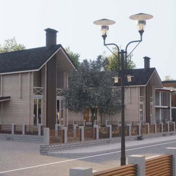 Modern Village 3D Rendering