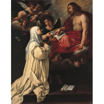 Jesus Appears To The Blessed Margaret The Carthusian Print