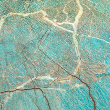 Salle de bain en marbre Amazonite