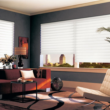 Hunter Douglas Contemporary Living Window Treatments and Draperies