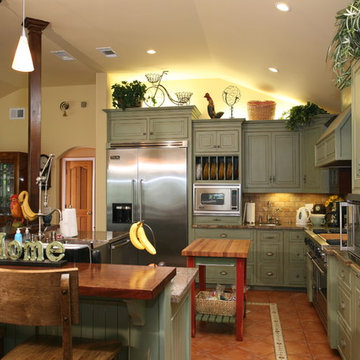 Country Green Kitchen