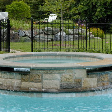 Glenview Freeform Inground Swimming Pool and Spa