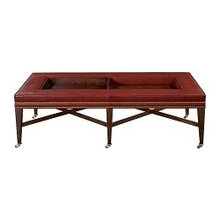 Living rm. upholstered ottoman
