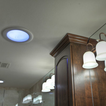 Sky light & wall sconces