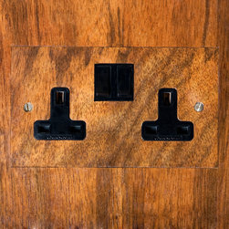 Wooden Sockets designed and made by Tim Wood - Switch Plates & Plug Socket Covers