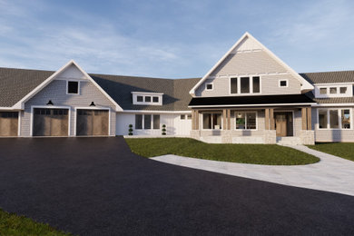Country exterior home idea in New York