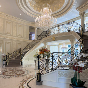 Project #135 | A Vibrant Double Curved Staircase