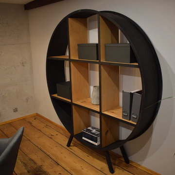 Wooden storage bookcase