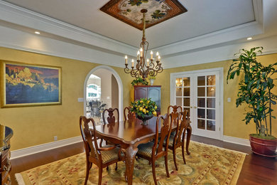 Dining room - mediterranean dining room idea in San Francisco