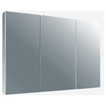 Stainless Steel Series Medicine Cabinet, Polished Finish, 37"x22"