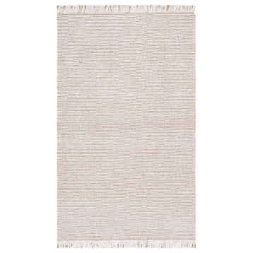 Safavieh Vintage Leather Collection NF826A Rug, Ivory/Natural, 3' X 5'