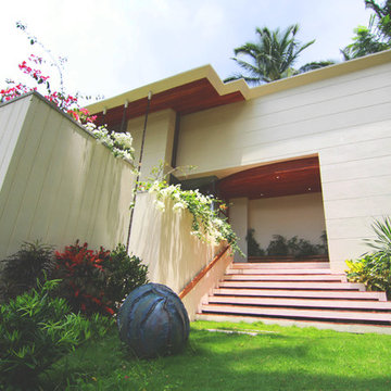 View of entry foyer