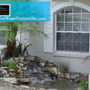 Small pool waterfall