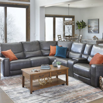 Apollo 6 Pc. Power Reclining Sectional