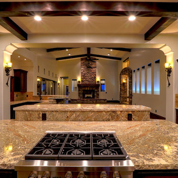 Custom Home Gourmet Chefs Kitchen