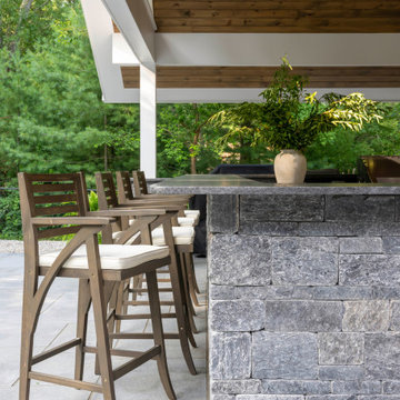 Vaulted Veranda Outdoor Kitchen