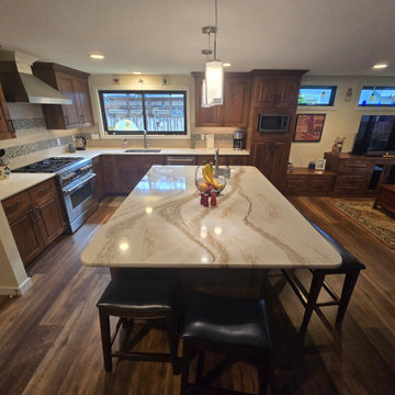 Knotty Hickory Kitchen
