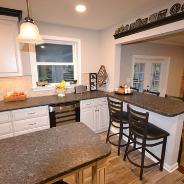Large Exton PA kitchen remodel in coordination with Northeast Construction