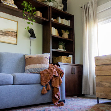 Warm and Natural Study/ Guest Room