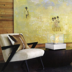 Cube Bio Ethanol Tabletop Fireplace - Tabletop Fireplaces