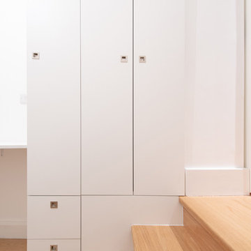 Fitted furniture for a small box room and study