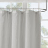 Madison Park Anna Striped Sheer Shower Curtain, Grey