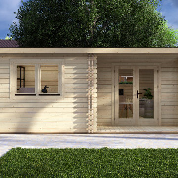 Twin Skin Log Cabins