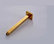 Gold Brass Square Shower Arm Ceiling Mount Bathroom Shower Holder Bar