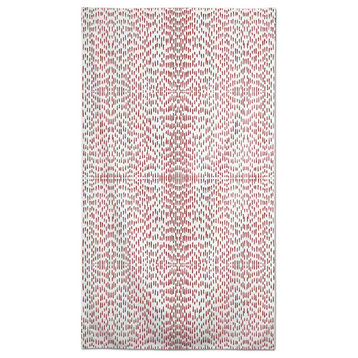 Red Dashes 58 x 102 Outdoor Tablecloth