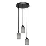 Toltec Lighting - Toltec Lighting 2143-MB-4062 Empire - Three Light Mini Pendant - No. of Rods: 4Assembly Required: TRUE Canopy Included: TRUE